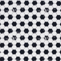 Baumwolle - Fußball schwarz weiß